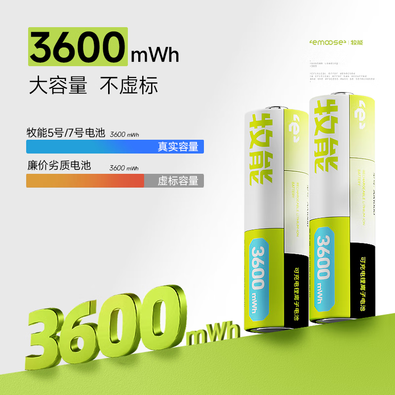 Mu Neng No. 5 No. 7 battery environmentally friendly fast charging 1.5v lithium battery constant voltage large capacity fast charging game controller battery CCD camera battery smart door lock battery with charging compartment artifact