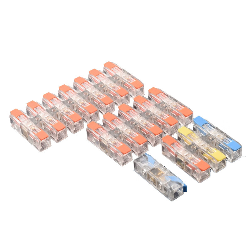 Zejie push spring type CH-2 3 4 terminals can fix the terminal block connector quick connection terminal CH2/2 position (10 pieces) no specifications