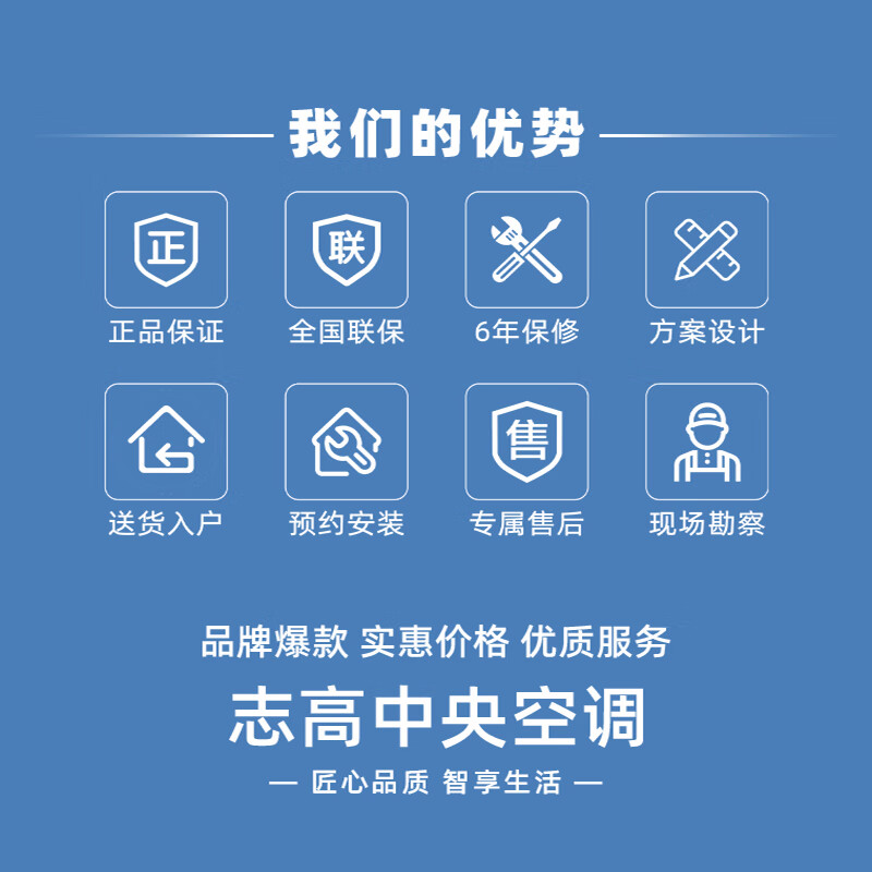 Chigo ceiling unit, commercial central air conditioner, fixed frequency conversion hidden ceiling, ceiling air conditioner, patio unit, embedded shop air conditioner, 1.5 HP, duct machine, first-class energy efficiency frequency conversion