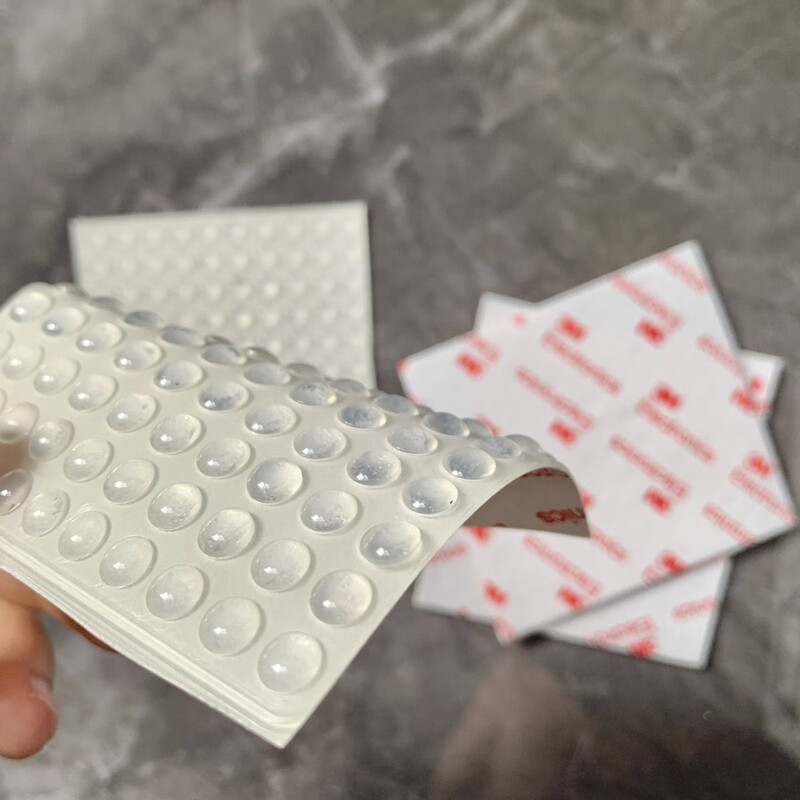 Kaline Nail Art Typing Artifact Silicone Keyboard Sticker Silicone Particle Keycap Long Nail Gaming Press Keyboard Assistant Transparent Hemispheric Keyboard Silicone Sticker 12*4mm 64 Capsules