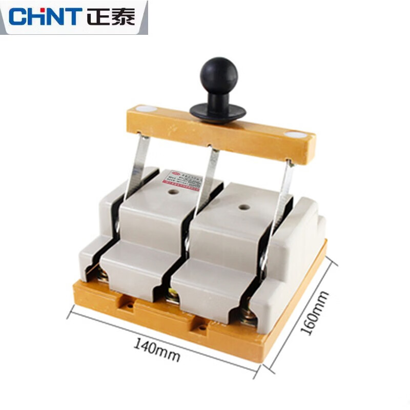 Chint three-phase knife switch 2P3P4P single throw HD11F-100 200A two-way copper parts 400A isolation type HD11F-1500A/48 copper parts