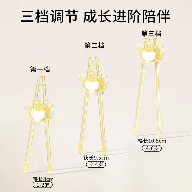 Bao's children's chopsticks PPSU training chopsticks for 2-3-6-year-old babies special tiger mouth learning chopsticks baby eating auxiliary chopsticks