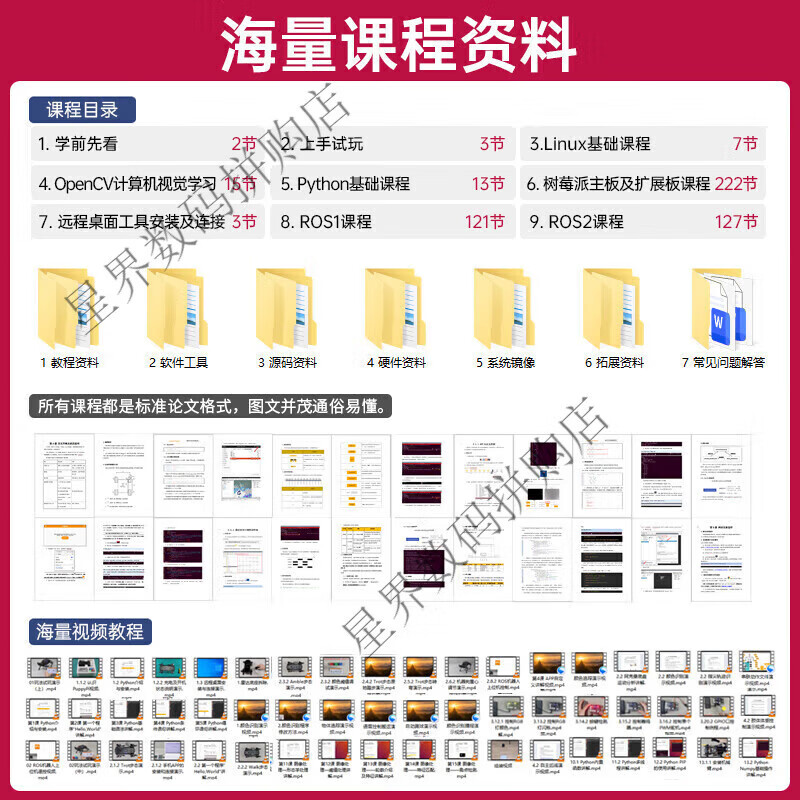 Huaner ROS robot four-legged robot dog PuppyPi bionic intelligent programming AI vision large model Raspberry Pi 4B/5 Deluxe version including AI voice interaction box Raspberry Pi 4B/4G