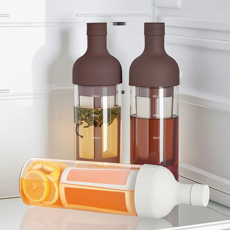 CLITON cold brew coffee pot filter cold brew cup coffee filter pot cold kettle teapot ice drop pot cold brew bottle 1L