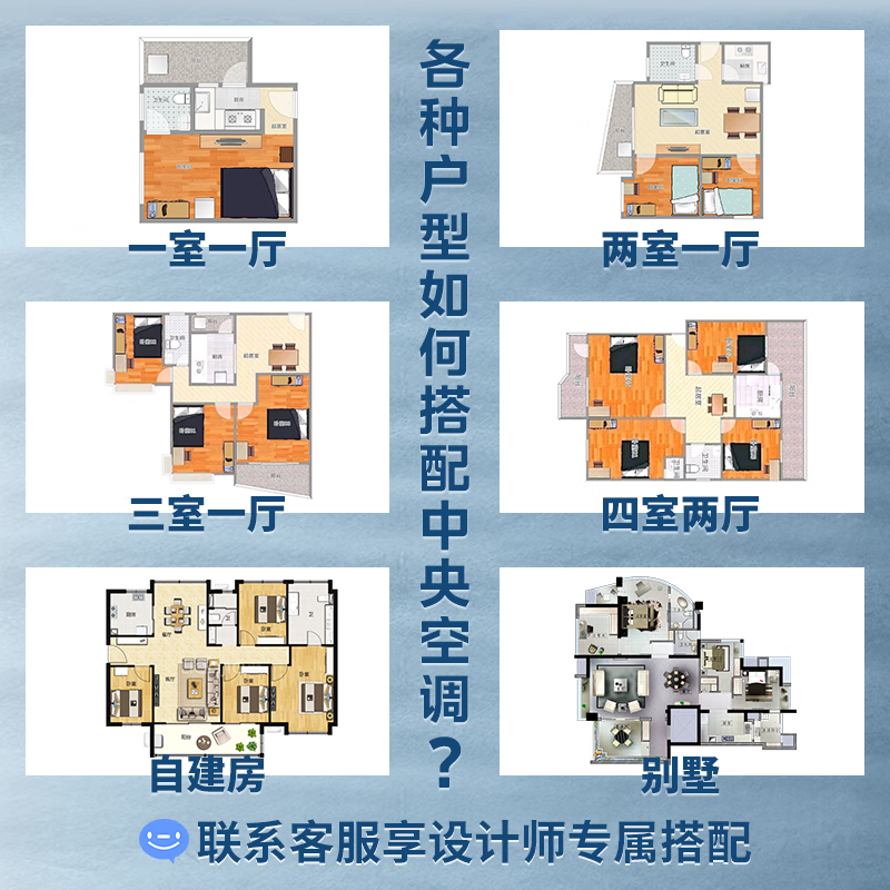 Midea central air-conditioning multi-split Starlight Pro one-to-four-to-three-to-multiple embedded pure copper pipe air duct machine for three or two rooms and one living room with first-class energy efficiency all-inclusive at one price Starlight pro 7 hp 180 one for five three rooms and two living rooms with water pump