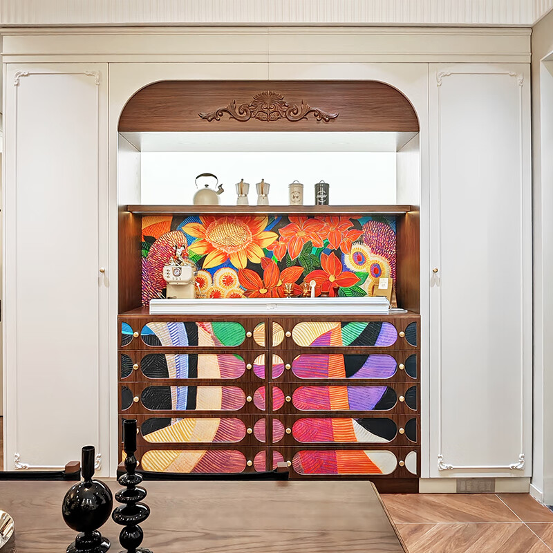 Daxin Home Whole House Customized Simple Modern Kitchen Dining Cabinet 60000 Combination Package