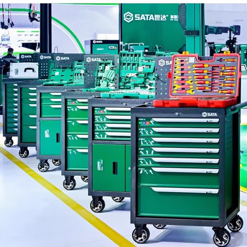 Shida tool storage cabinet workbench 95125 95126 drawer-type auto repair tool cart 95126/7 drawer tool cart 95126/7 drawer tool cart