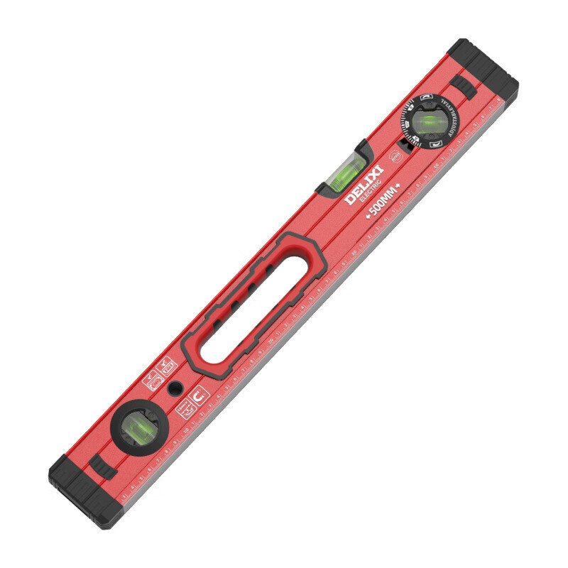 Delixi electrical level high-precision measuring tool slope meter aluminum alloy industrial grade strong magnetic level mini level 110mm