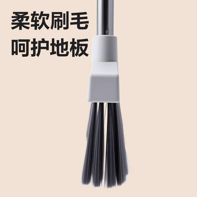 Deli broom and dustpan two-piece set non-stick broom with comb broom and dustpan set broom cleaning white box LQ584