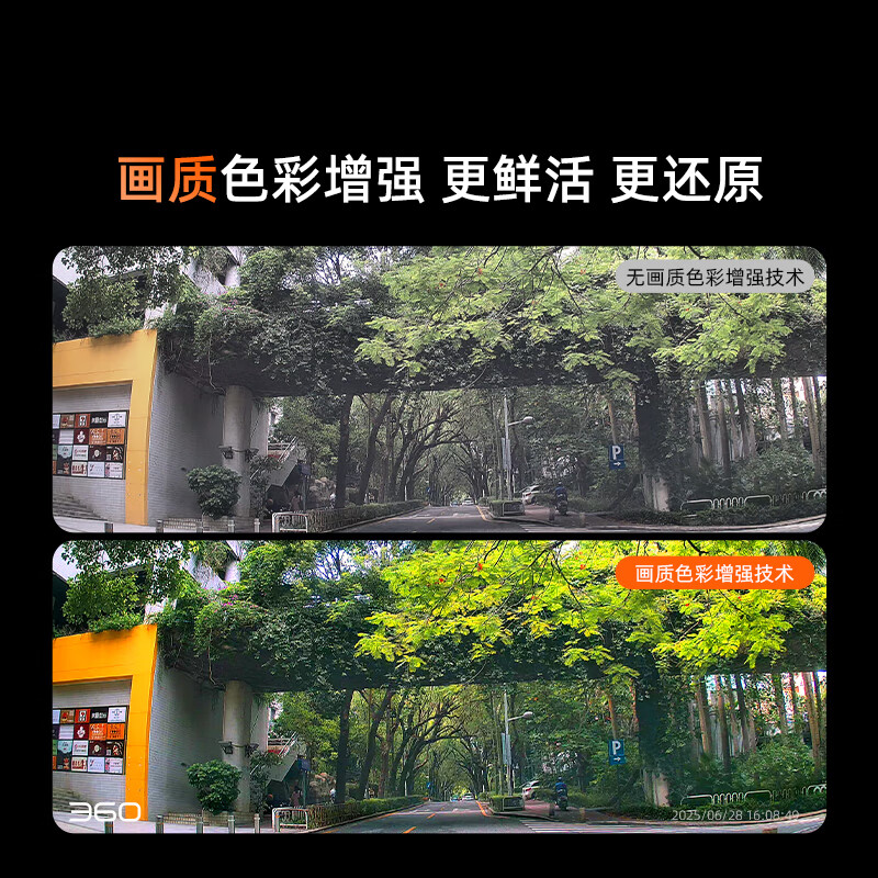 360AI driving recorder K380 2K ultra-clear 360 rotating body eagle eye black light night vision