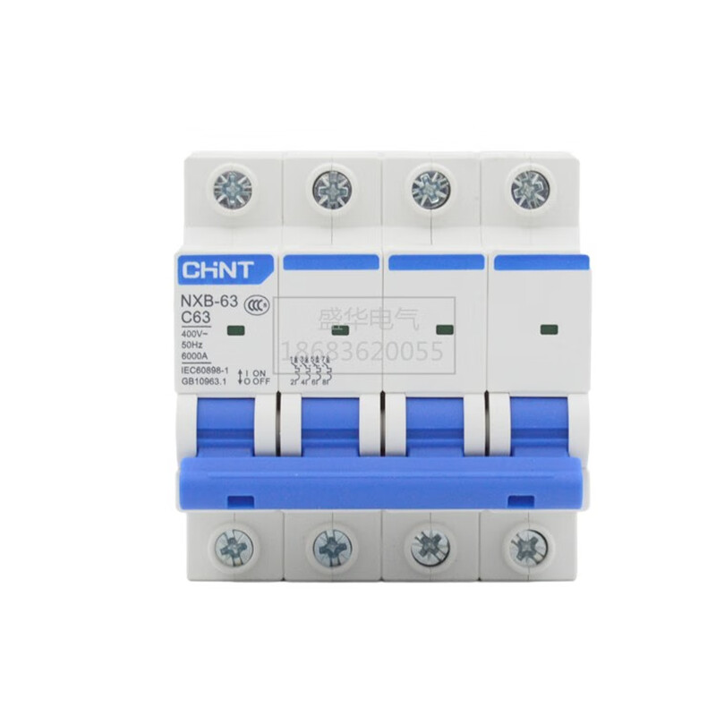 Chint small circuit breaker micro-break air switch 1234P10A16A20A32A40A63A Kunlun 100A 4p