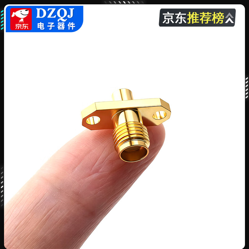 SMA-KFD JDF KKY KKF flange 4-3 holes square four holes diamond two holes mounting external screw inner hole female seat SMA-KFD12-3 insulation length 12mm copper length 3mm no specification