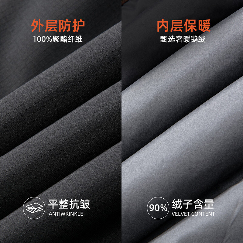 YAYA goose down jacket men's short detachable liner hooded thick young and middle-aged winter new warm jacket 25099T