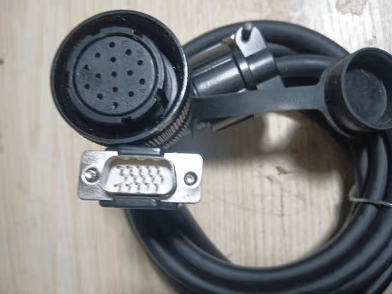 Wade encoder line W-15B20B Keyuan drive motor 60.80ST-M01330 line 15B075LM 5m high power green line