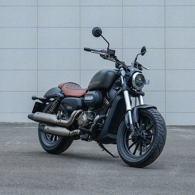 GISAEV second-hand Qianjiang flash 300-AMT high-end chain belt version V-twin cylinder retro cruise Prince street motorcycle black chain version