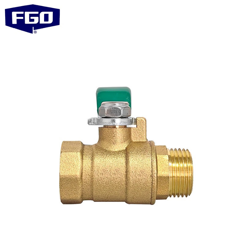 FGO two-piece inner and outer wire ball valve brass heavy duty Q11F-16T DN20 6 points 3/4 (1 piece/piece)