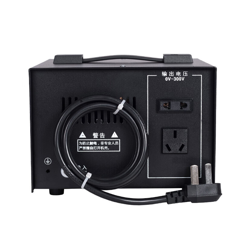 Xishuo voltage regulator 220v single-phase adjustable autotransformer small voltage regulation isolated AC voltage regulator power supply STG-200W 0-300V