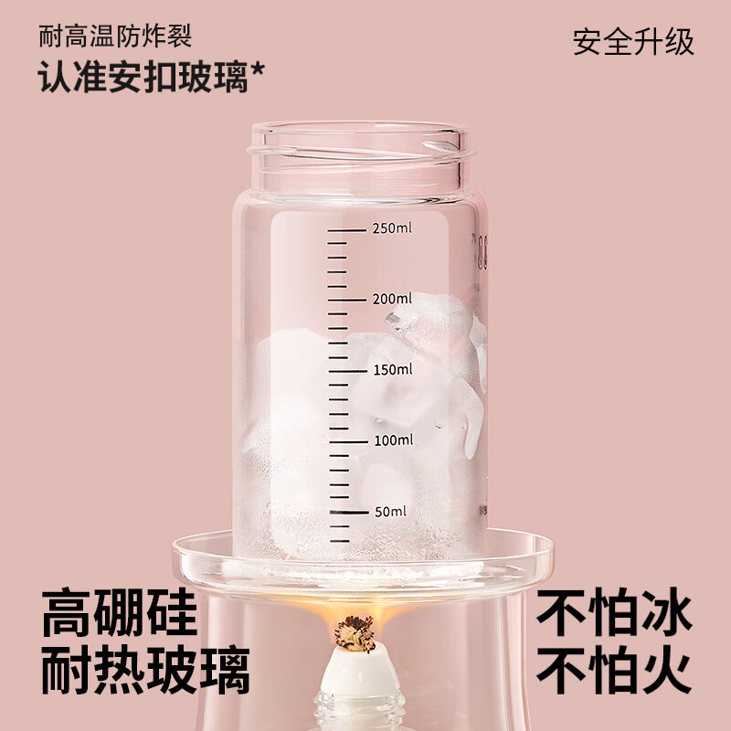 ANKOU traditional Chinese medicine dispensing bottle, high temperature resistant, retortable, sealed glass food-grade sealed jar, storage and preservation bird's nest bottle