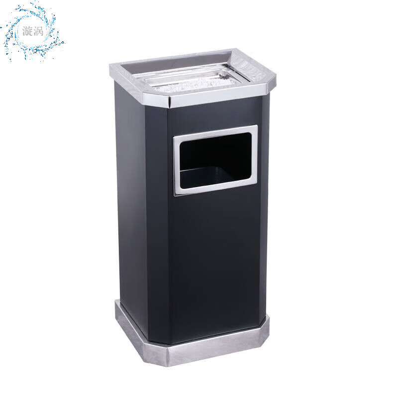 Cigarette butt trash can stainless steel round large commercial trash can hotel ktv lobby vertical ash bucket with lid home outdoor extra large 35*70cm