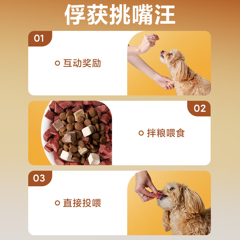 HELLOJOY Dog Snacks Pet Teddy Golden Retriever Puppy Adult Dog Training Reward Nutritious Beef Grains 2.7 catties