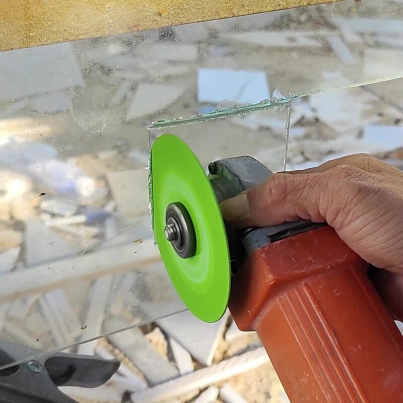 Vinoa Diamond Glass Cutting Sheet Stainless Steel Ceramic Polishing Artifact Wet and Dry Ceramic Basin Glass Cutter Glass King Green Green 1 Piece Glass Wine Bottle Ceramic Tile