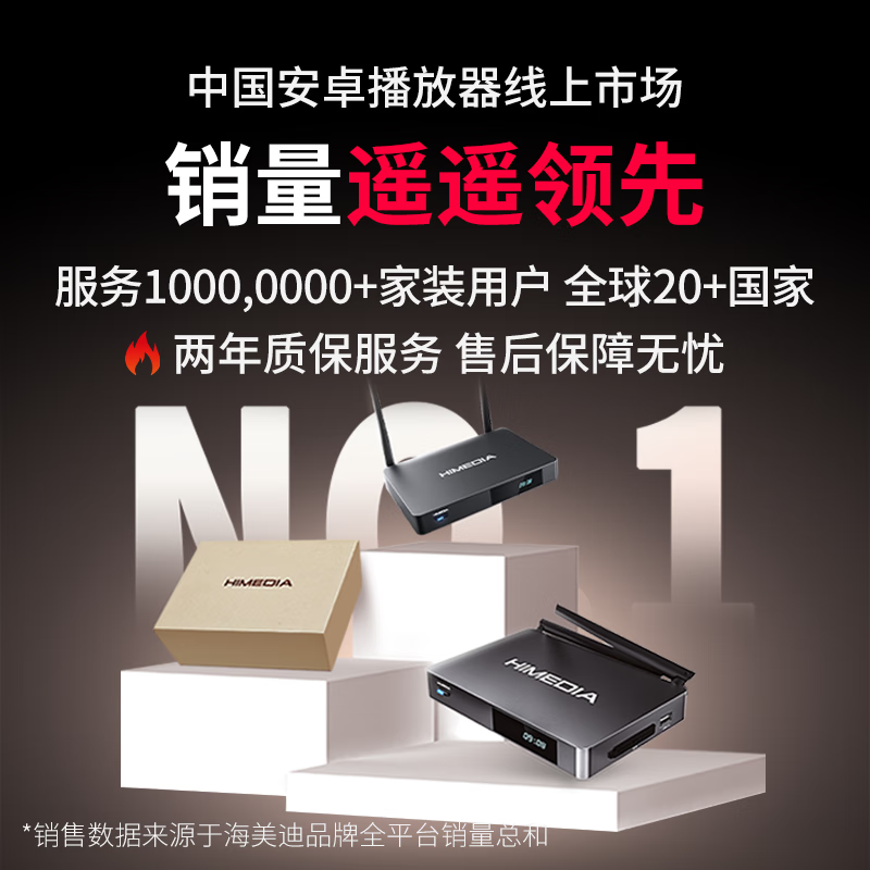 Haimedi Q5 fifth generation 4K HD Blu-ray network hard disk cloud disk multi-function player smart network TV projector set-top box HiFi lossless audio decoding digital broadcaster Q5 fifth generation library version (quarterly)