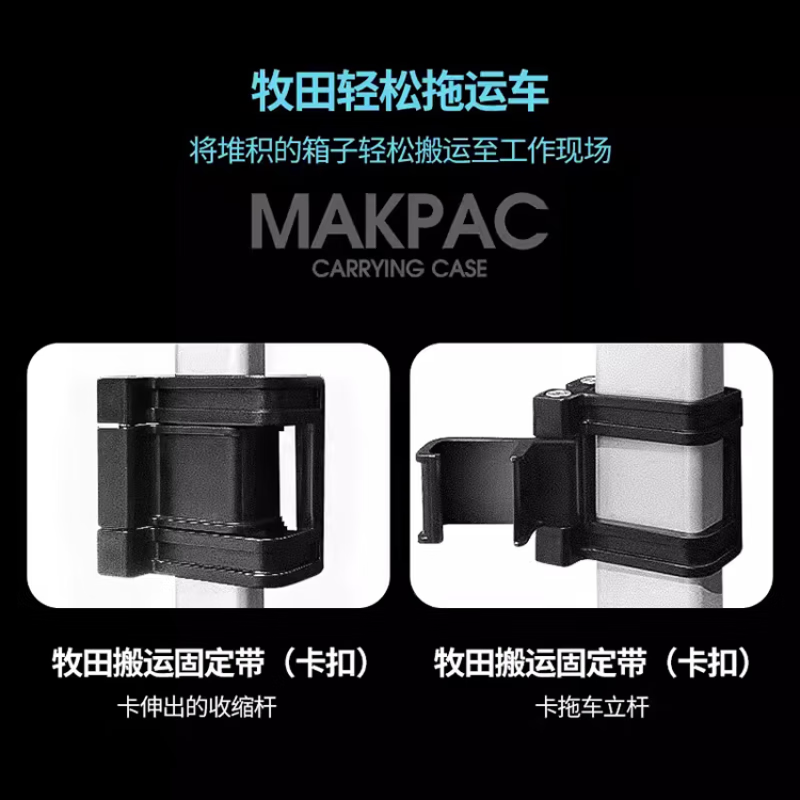 Makita tool box stackable combined multi-layer electric drill multi-function portable trolley equipment storage box No. 2 tool box 395*295*155MM