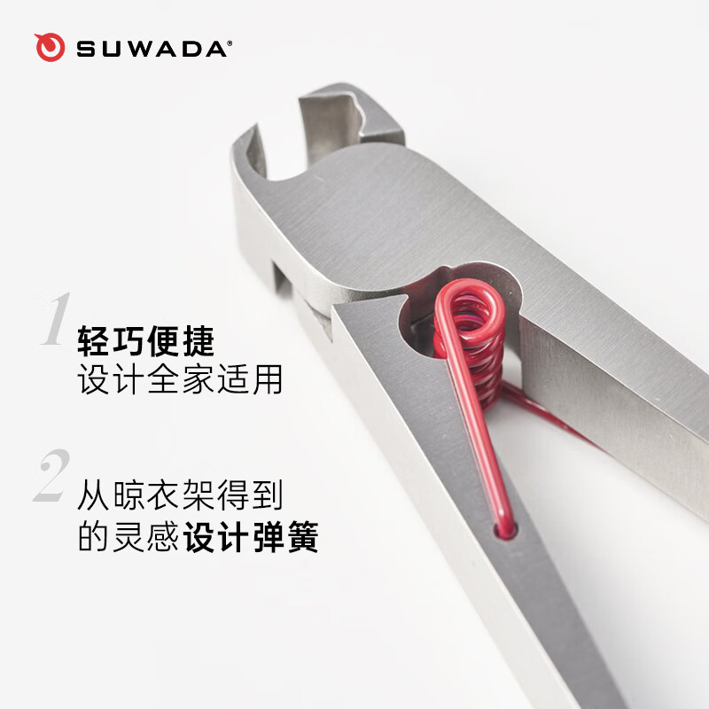 Suwada Made in Japan Original Imported Manual Nail Clipper Safety Manicure Cutter Manicure Tool Rose Gold 56141