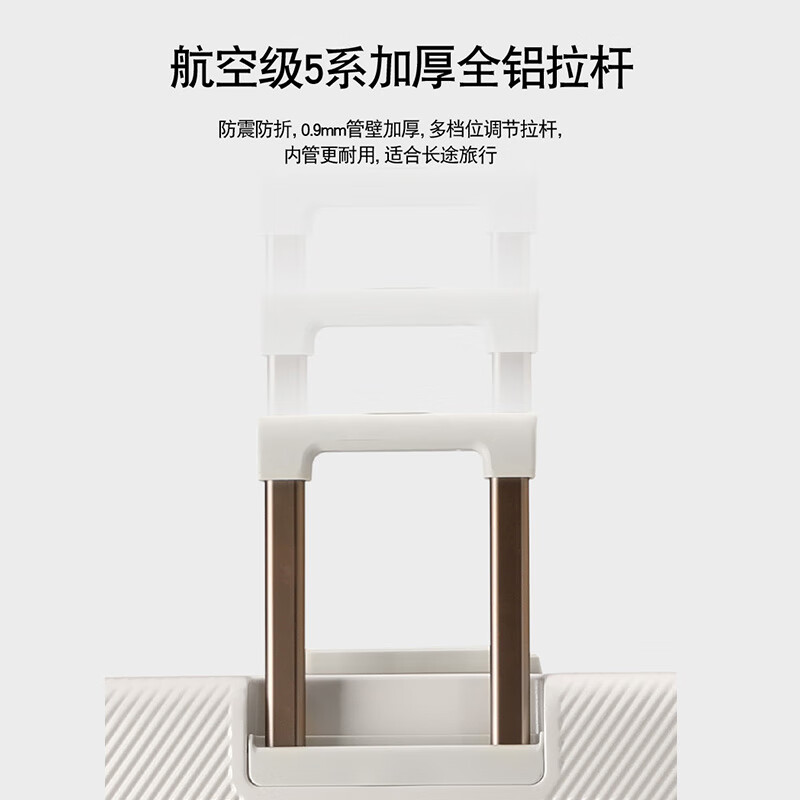 Kangaroo (KANGAROO) aluminum frame suitcase, small, airplane-friendly, aluminum alloy trolley case, high-looking, durable, hard-shell PC anti-fall suitcase, metallic gray - thickened and reinforced - can seat one person, 20-inch boarding case - business trip