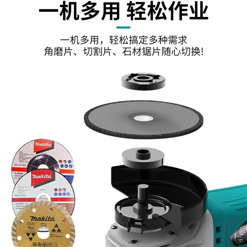 Makita (MAKITA) M0900B angle grinder grinder angle grinder polishing machine cutting machine hand grinding wheel front switch