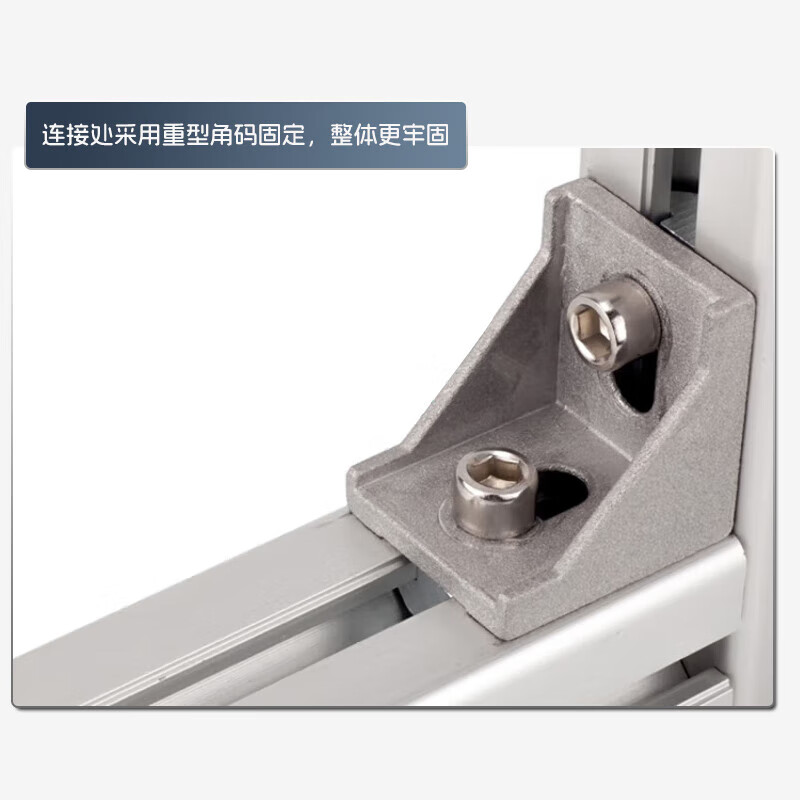 Kegan diy aluminum alloy anti-static workbench aluminum profile operating table computer desk workshop factory assembly line assembly table repair table can be customized including accessories 1400*600*1600 double drawer