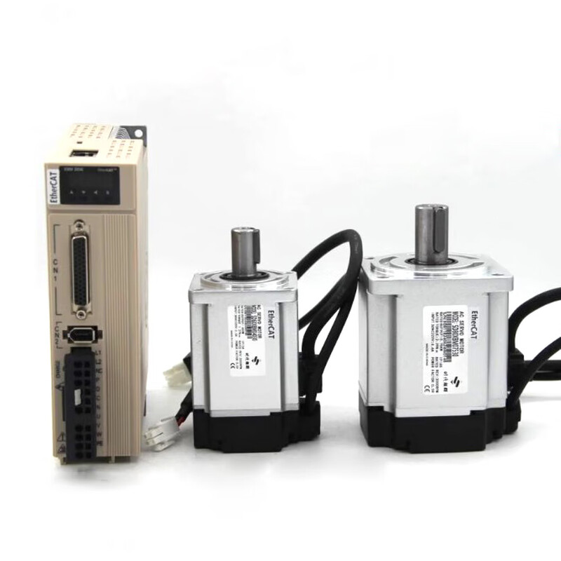 Yue Changsheng 60/80/110/130 AC servo motor set 400W750W bus ECAT/communication 485 driver 130 servo 1.3KW8.4Nm1500 turn set 5V pulse signal horizontal use