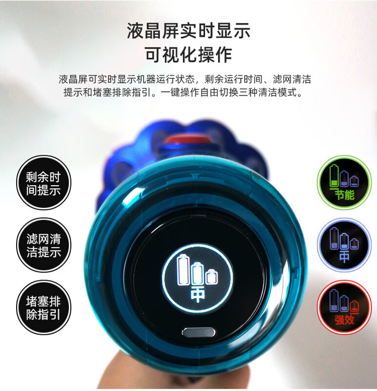 Dyson (DYSON) vacuum cleaner V8V10V11V12FluffyV15G5Absolute suction household floor washing, suction and mopping all-in-one V10SlimFluffy lightweight version + hidden wire bracket