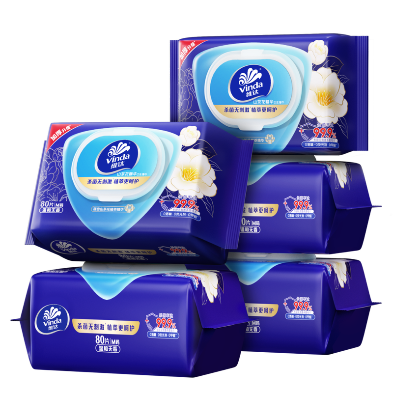 Vinda antiseptic wipes recommended by Sun Yingsha 80 pieces