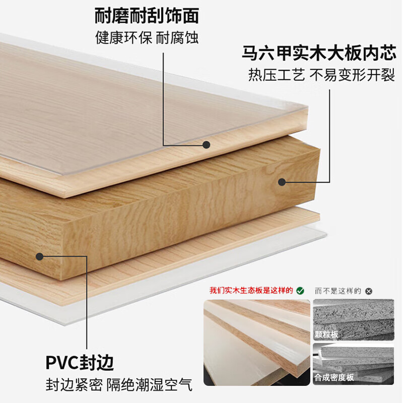 Quanyou solid wood wardrobe home bedroom simple children's storage cabinet economical rental room custom-made wardrobe 4 doors length 160 depth 60 height 200 main cabinet plus complete decoration