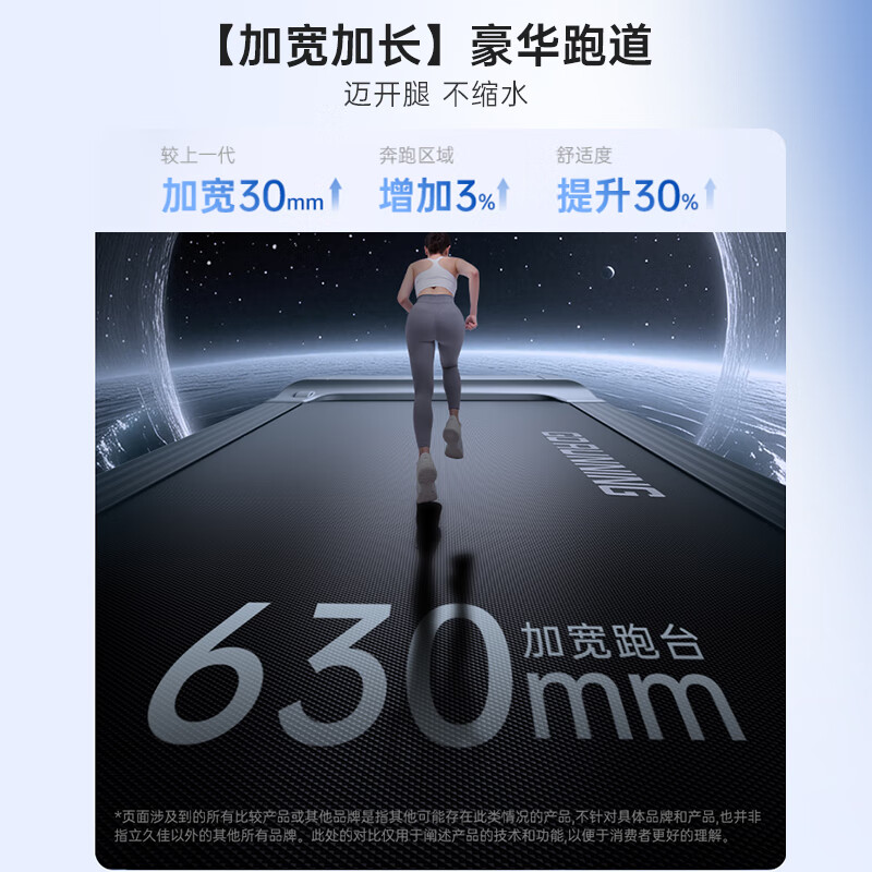 Lijiujia Xueying Z7Pro climbing treadmill smart home folding shock-absorbing silent gym equipment 10 large slopes/25-speed electric adjustment/full folding storage