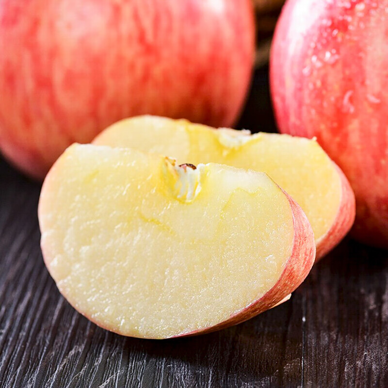 Jingxiansheng Shandong Yantai Red Fuji Apple, net weight 9 pounds, fruit diameter 75mm+, fresh fruit, straight from the source