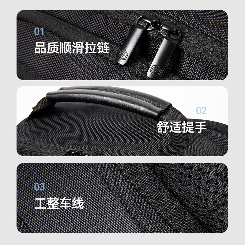 Jingjing master business large-capacity backpack, men's and women's travel commuter luggage bag laptop 16 inches