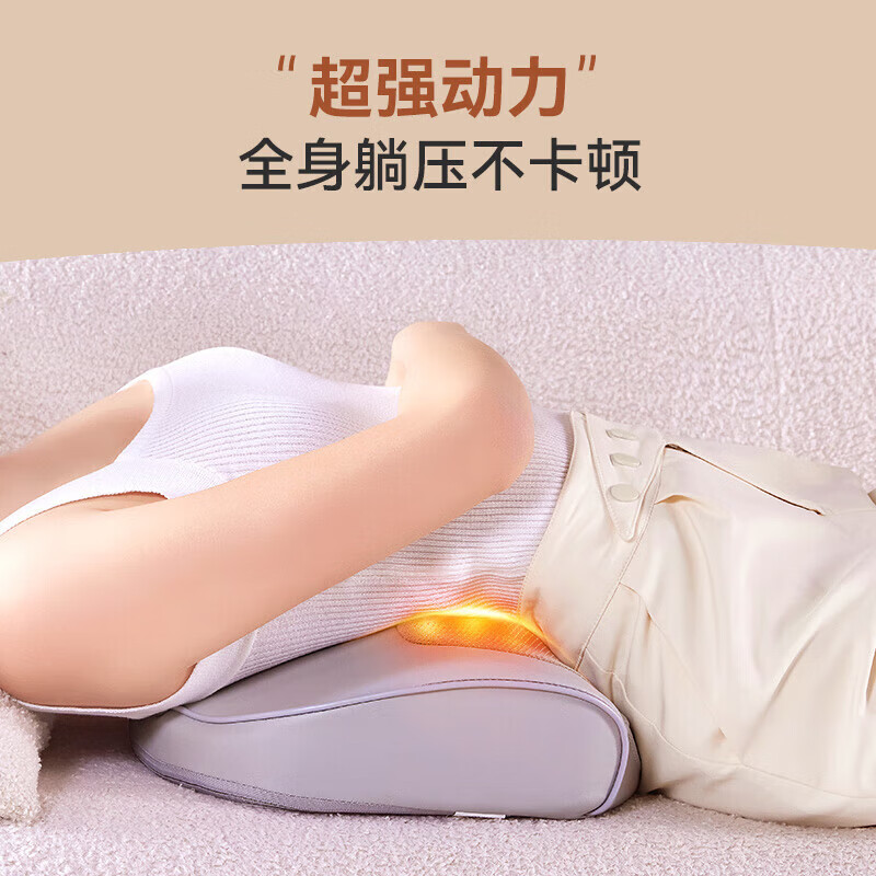 Chigo Cervical Massager Massage Pillow Waist Massager Massage Pillow Neck Shoulder Neck Back Multifunctional Car Massage Cushion New Year Gift Practical Birthday Gift Boy and Girlfriend Charging Gift Box Model Upgraded Charging + U-shaped Support + Red Light Hot Compress + Car Mount
