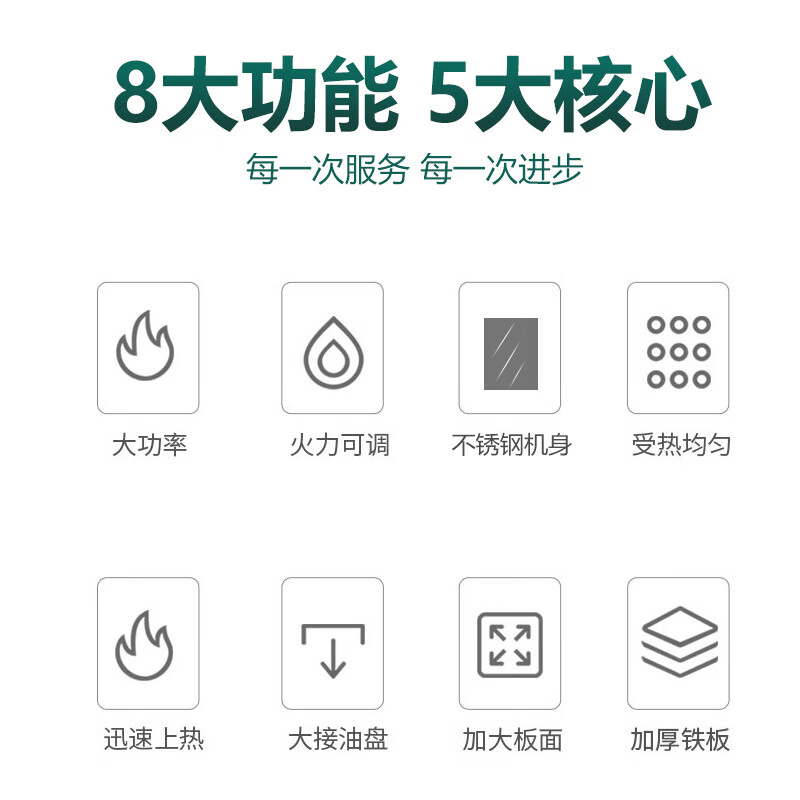 Jiabaoli hand cake machine commercial electric griddle gas teppanyaki equipment gas grilled cold noodle machine commercial stall electric 4.4KW 820 griddle | griddle plate 73*401