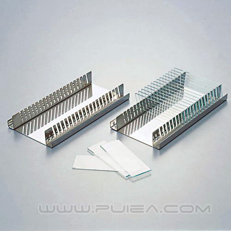 No-wash slide stainless steel stained slide rack holds 20 slides 2-162-01 Stainless steel slide rack_2 pcs_box