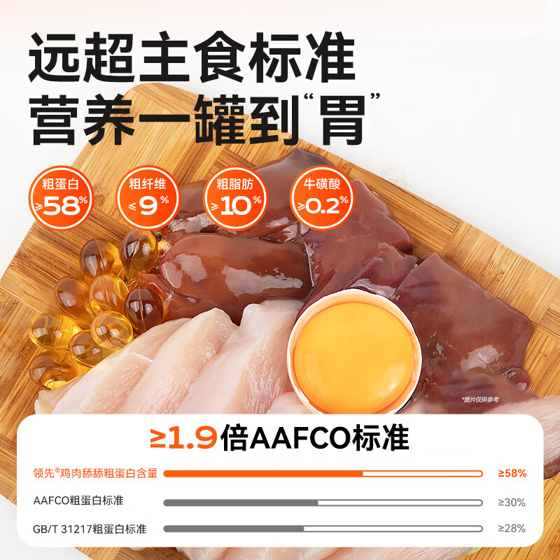 Leading staple cat food canned cat snacks wet food grain-free and glue-free ice cream licking texture chicken flavor 85g*24 cans