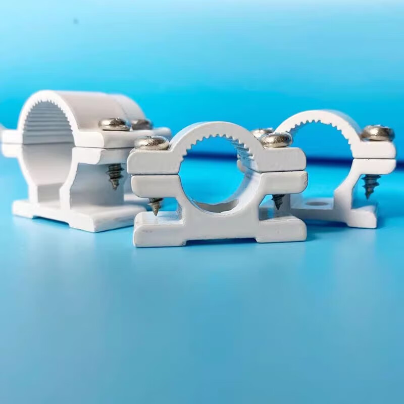 Construction aluminum plastic pipe code aluminum code pipe clamp 1014 pipe card aluminum buckle seat 1016 water pipe wall fixed card off-wall code 2632 1014 (card outer diameter 14MM pipe)