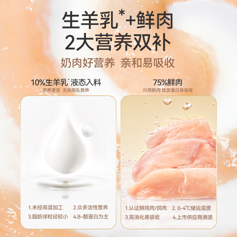 McFoody Cat Canned Milk Staple Food Canned Cat Snacks Wet Food Adult Cat Care Immunity Mixed Pack 45g*12 Cans