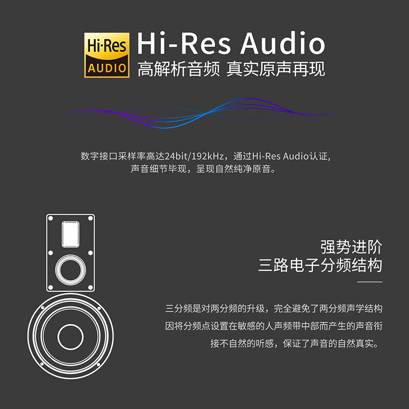 HiVi M300MKII active HIFI wireless 5.0 Bluetooth bookshelf box home theater 2.0 three-way desktop audio TV speaker computer audio