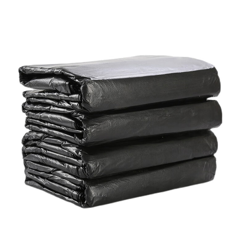 Yuan Meng Black Flat Garbage Bag 900mmX1100mmX Thickness 3.5S Each 900mmX1100mmX Thickness 3.5S