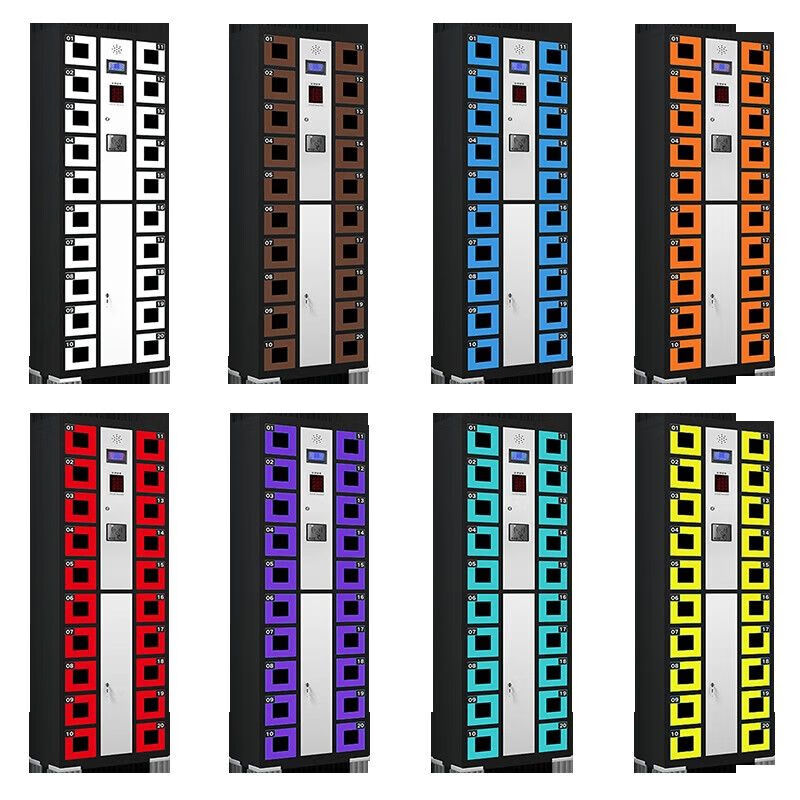 Calista mobile phone storage cabinet charging cabinet charging box storage cabinet electronic scan code face recognition fingerprint storage