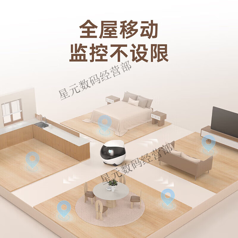 Enabot intelligent robot companion camera can move around the house ebo2024 new ai doll house ROLA Mini-256G
