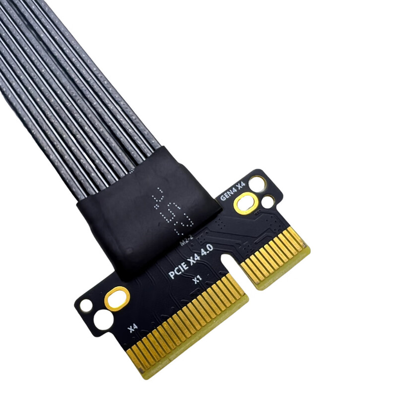 Yue Changsheng PCIE4.0 X4 to U.2U.3 solid state drive GEN4 4x high-speed silver-plated adapter cable U2U3 45A 45ABZ-25CM