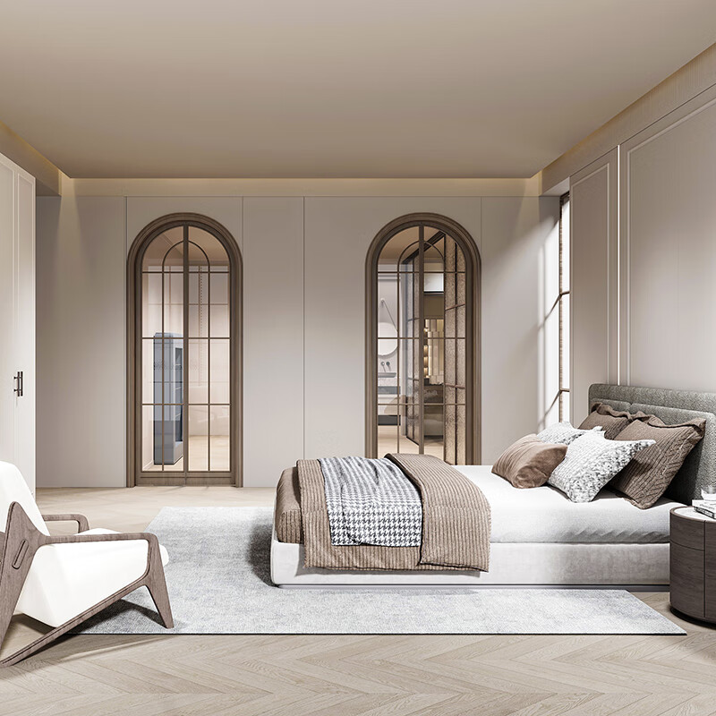 Oppein whole house custom wardrobe American style cloakroom overall cabinet furniture custom-made Philoli single flat custom price